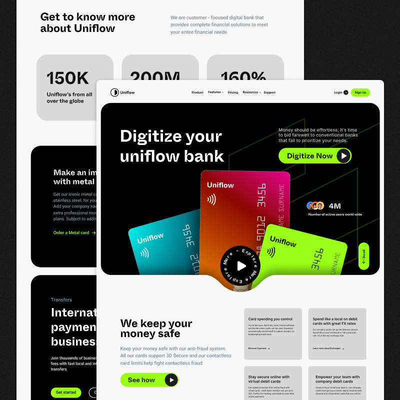 Dillon LaGamma - Custom Website Design Portfolio for Uniflow